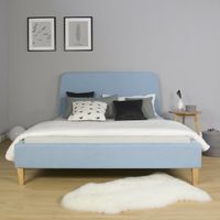 Polsterbett Doppelbett 140x200 cm Bettgestell Bett Blau VB260€* Sachsen-Anhalt - Magdeburg Vorschau