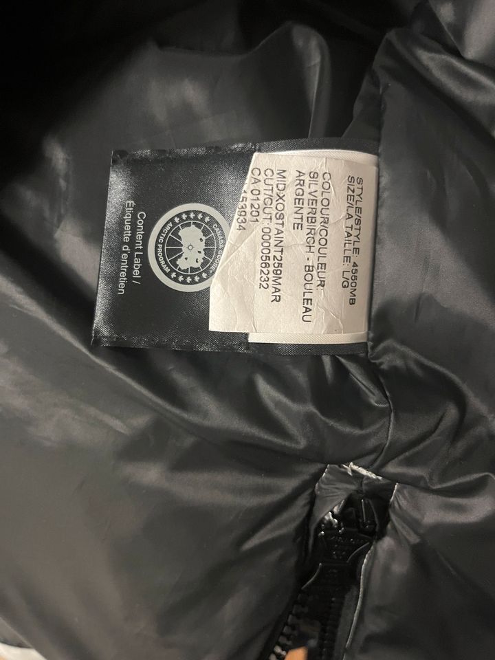 Canada goose MacMillan Parka  weissgrau (Gr.L) in Mühlheim am Main