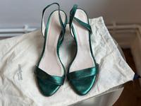 Absatzsandalen Espadrilles aus Leder Berlin - Tempelhof Vorschau