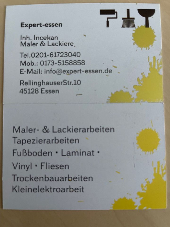 Maler- Lackierarbeiten , Bodenbelags, Trockenbau, Tür-Design in Essen