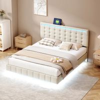 Doppelbett 160x200 Neu LED Bett Bettgestell Polsterbett USB Hamburg - Harburg Vorschau