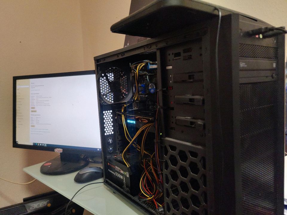 i5 rx 580 PC mit Monitor und kabels in Fürth