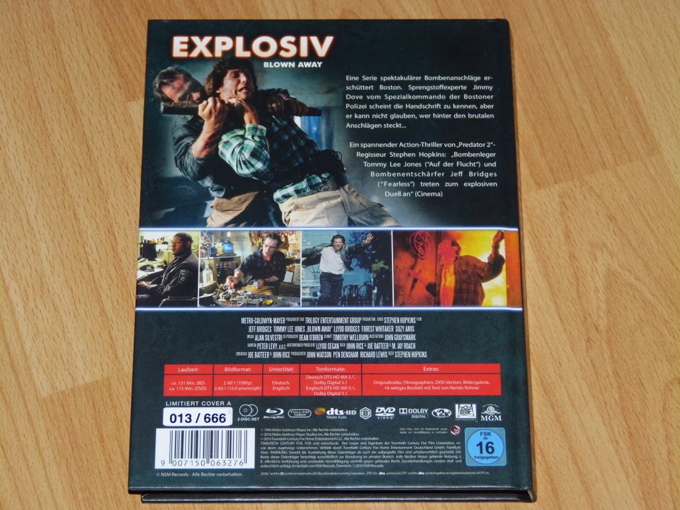 EXPLOSIV - Limitiert Cover A 013/666 - BluRay/DVD MediaBook in Fehmarn