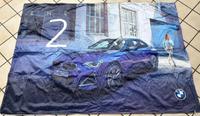 BWW 2er Coupe G42 Flagge Fahne - NEU 180x120cm Händlerpromotion Rheinland-Pfalz - Partenheim Vorschau