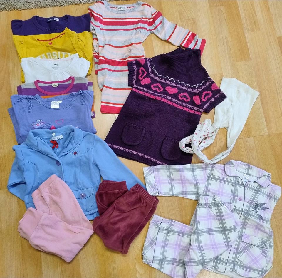 Mädchen Kleidung Langarmshirts, Westen, Hosen 86 / 92 - je 0,50 € in Freisbach