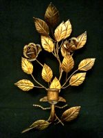 Florentiner Wandleuchter Wandlampe Rosen Made in Italy Vintage Sachsen - Tharandt Vorschau