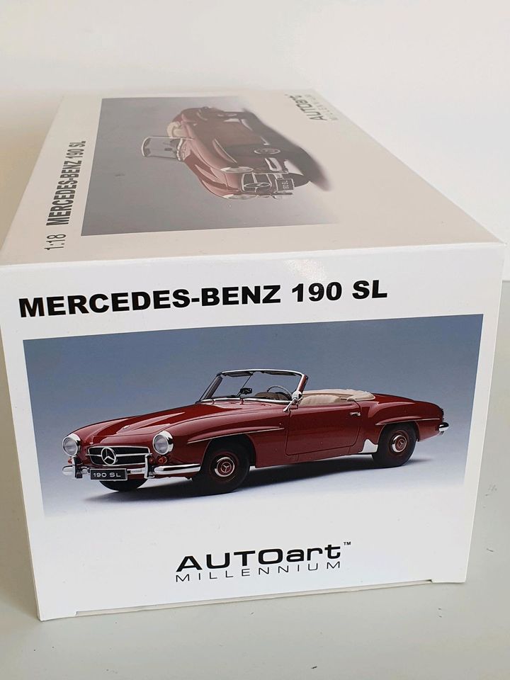 Autoart Millenium Mercedes Benz 190 SL Modell Fahrzeug 1:18 Neu in Magdeburg