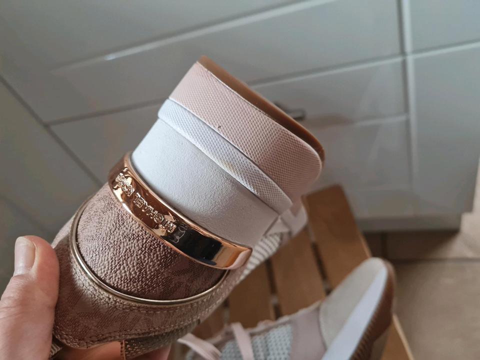 MK Michael Kors  Sneaker Schuhe Halbschuhe rosa rosé Gold 40 in Abtsgmünd