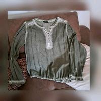 Gina Benotti Bluse langarm Gr. 40/42 oliv Hessen - Heusenstamm Vorschau