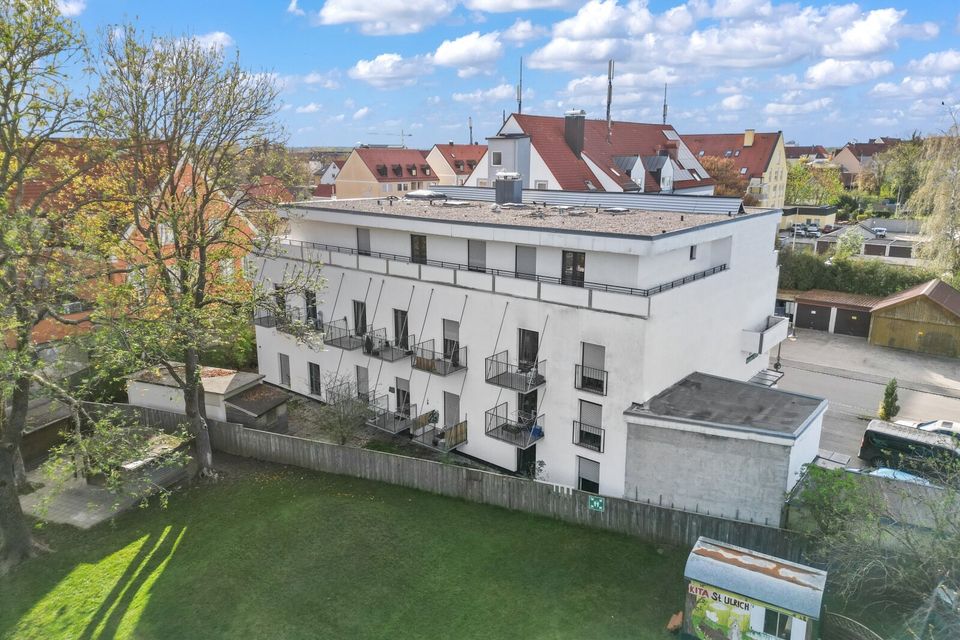 Voll möblierte 1 ZKB Wohnung mit Balkon - Ideal für Kapitalanleger in Königsbrunn