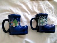 Glühweintassen/Weihnachtstassen/ Stiefel, blau,s gut erh., Bochum - Bochum-Südwest Vorschau