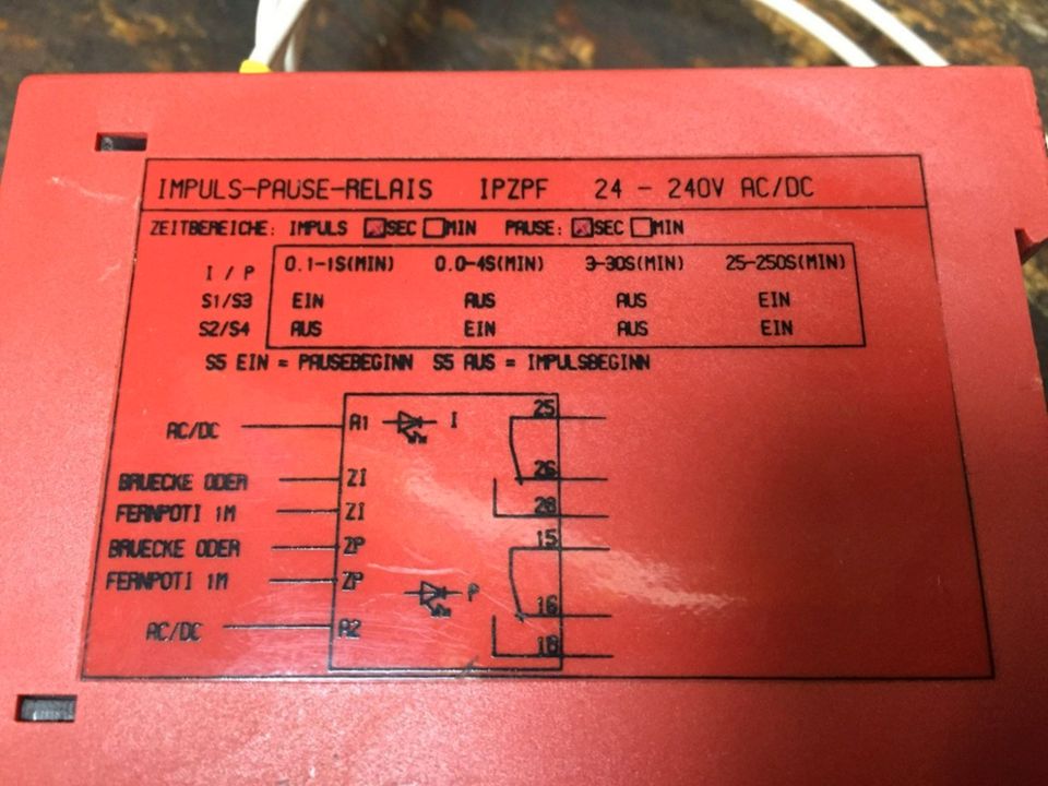 Impuls Pause Takt Relais Zeitrelais IPZPF von ADS-Elektronik in Bad Pyrmont