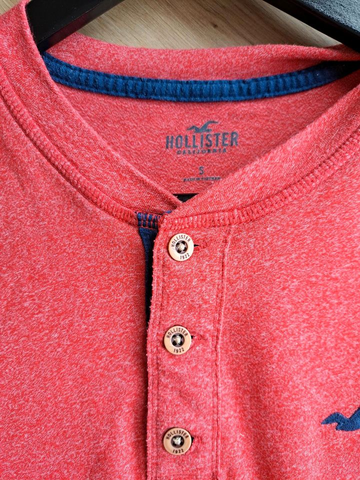 Hollister T-Shirt, Größe S, rot in Buchen (Odenwald)