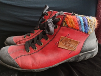 Rieker Damen Schnürboot rot vegan Hessen - Cölbe Vorschau