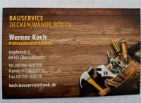 Bauservice Decken, Wände, Böden Bayern - Obersüßbach Vorschau