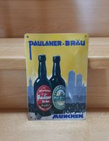 Paulaner Bräu Emailleschild limitiert Emaille Bayern - Mamming Vorschau