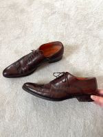 SANTONI Budapester Schnürschuhe Oxford Damen Leder braun 39 Schleswig-Holstein - Rendsburg Vorschau