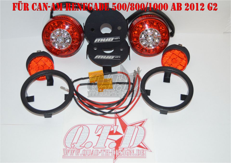 Mud Worx LED Swap Rückleuchten Kit für CAN-AM Renegade G2