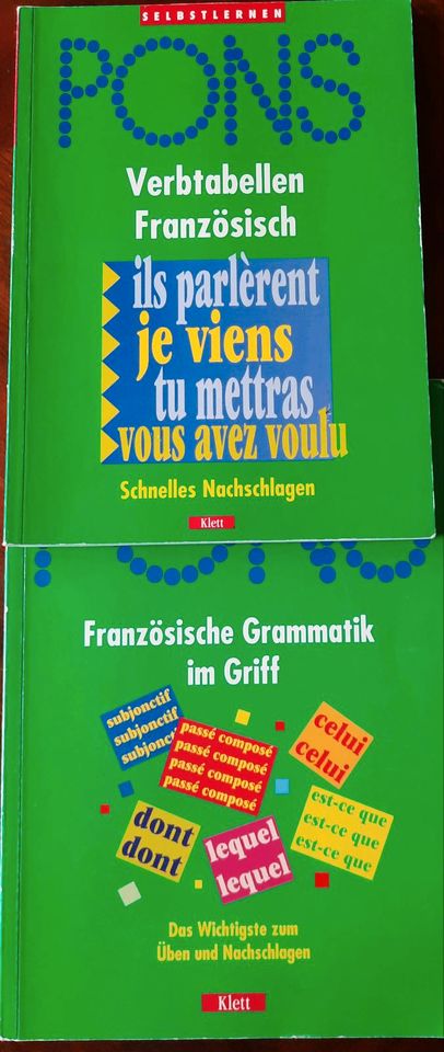 2 x PONS: französische Grammatik & Verbtabellen französisch in Dortmund