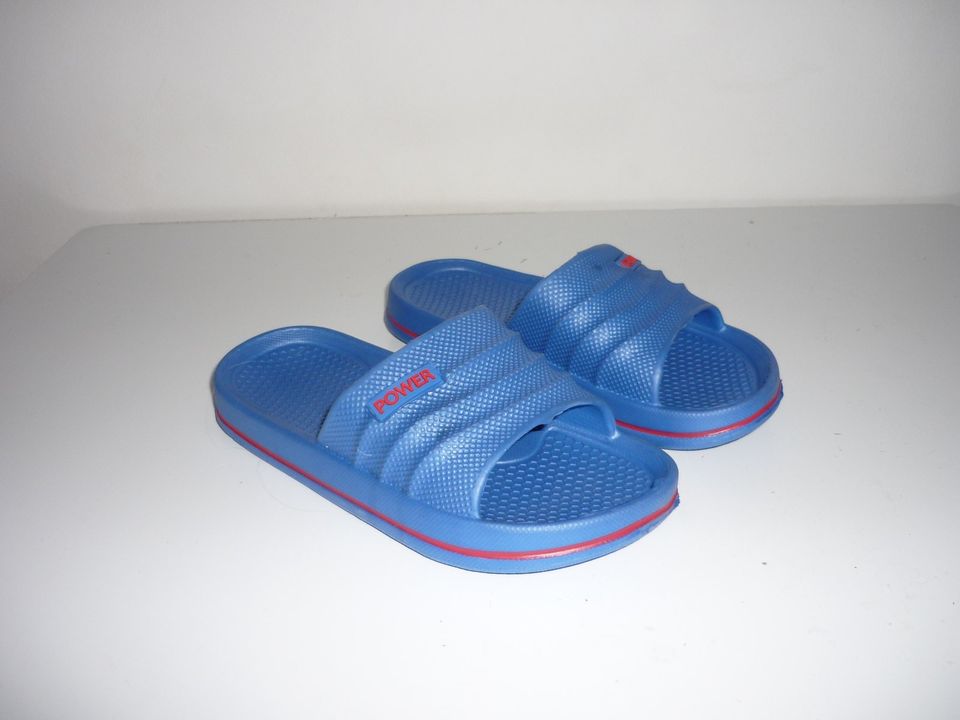 NEU POWER JUNGEN SOMMER BADELATSCHEN SCHLUPF SANDALEN BLAU 31 in Kamp-Lintfort