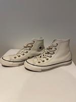 Converse: cremefarbene Chucks aus Leder, gefüttert, Gr. 38 Findorff - Findorff-Bürgerweide Vorschau