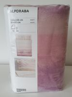 Ikea Bettwäsche ALPDRABA 240x220 Baumwoll-Satin Batik rose weiß Schwerin - Paulsstadt Vorschau