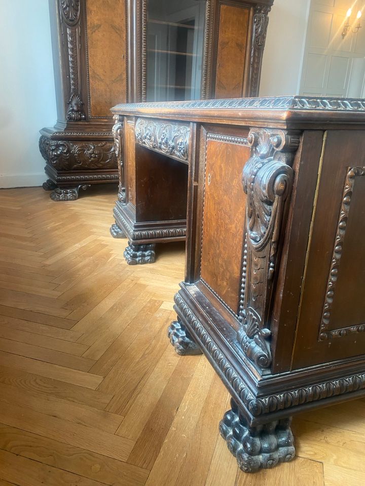 Schrank Schreibtisch antik Herrenzimmer in Braunschweig