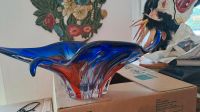 Morano murano Schale Glas blau rot ca. 35cm italy morano Bayern - Heroldsberg Vorschau
