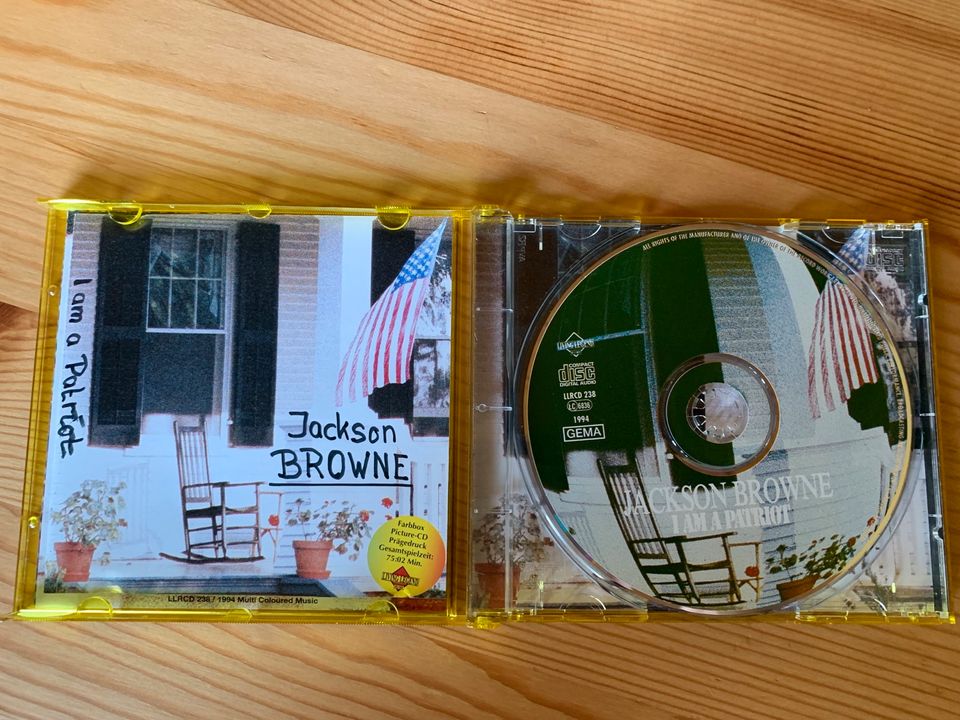 Jackson Browne•I Am Patriot•unofficial CD-Living Legend Serie!Rar in Deggendorf