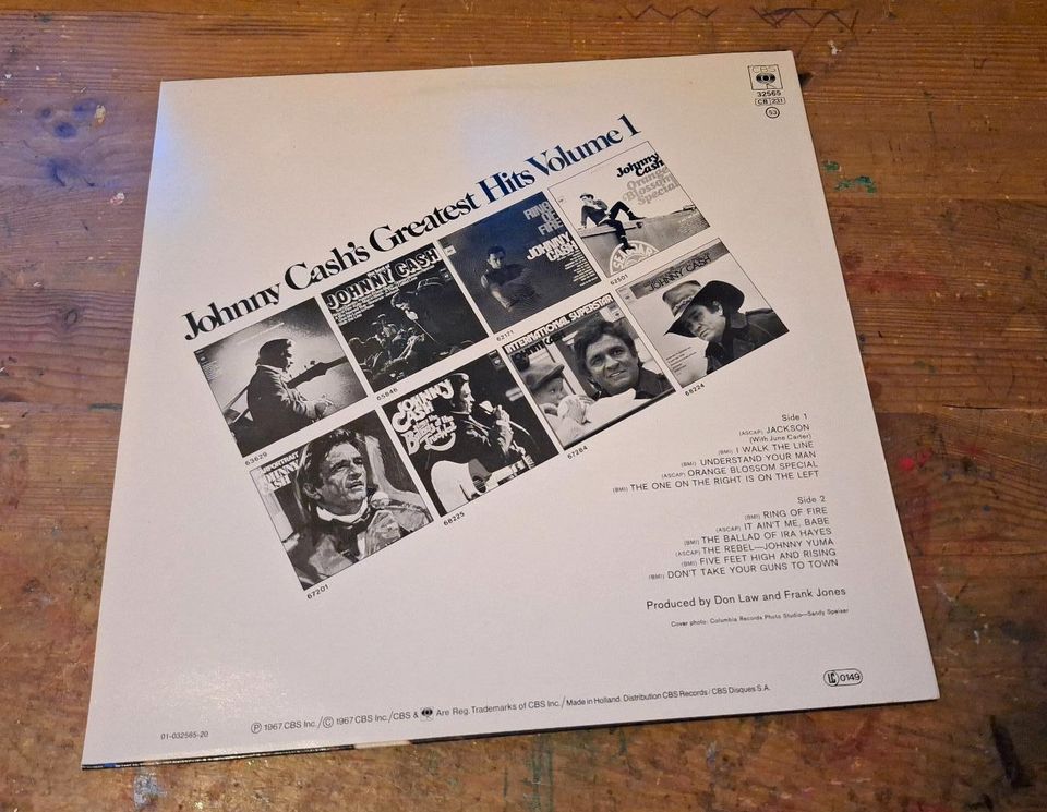 Vinyl LP: Johnny Cash: Greatest Hits Volume 1 / Schallplatte in Biebergemünd