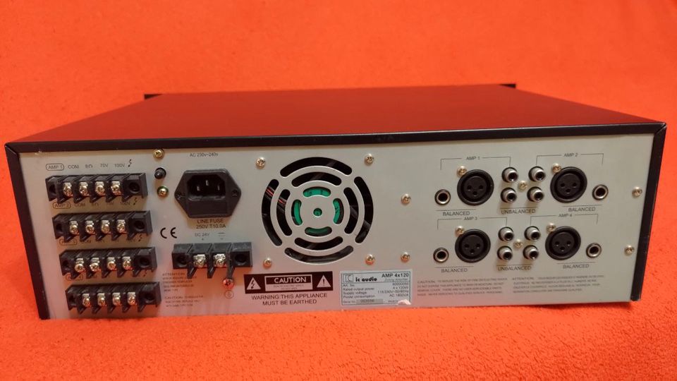 IC AUDIO Amp 4x120w Zoning Amplifier in Landshut