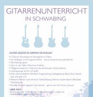 Gitarrenunterricht E-Gitarre, Akustikgitarre, Guitar Lessons München - Schwabing-Freimann Vorschau