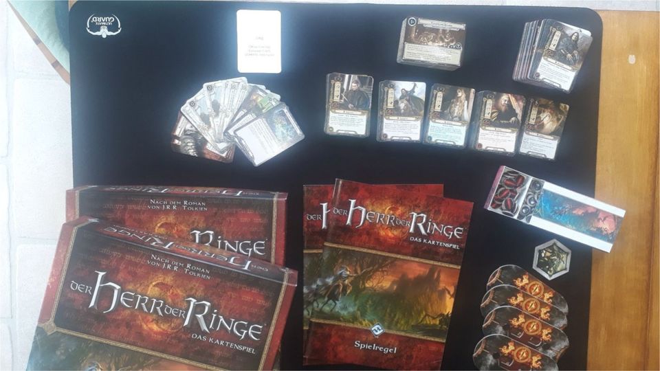 2x Der Herr der Ringe: Das Kartenspiel LCG + Kampagnenkarten in Berkatal