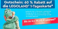 Legoland Gutschein 60 % Rabatt bis zu 4 Tickets für 2024 Bayern - Rettenbach Vorschau
