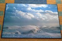 Bild ca. 90*60m cm Wellen/Meer, Foto von J.P. Manville Glasrahmen Baden-Württemberg - Leinfelden-Echterdingen Vorschau