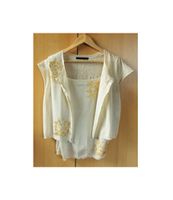 Twinset Strick Top Mit Jacke Gold Beige Raxevsky Gr. L Nordrhein-Westfalen - Leverkusen Vorschau