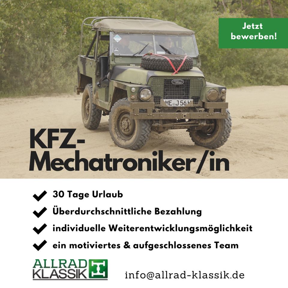 KFZ-Mechatroniker / KFZ Mechaniker (m/w/d) in Leichlingen