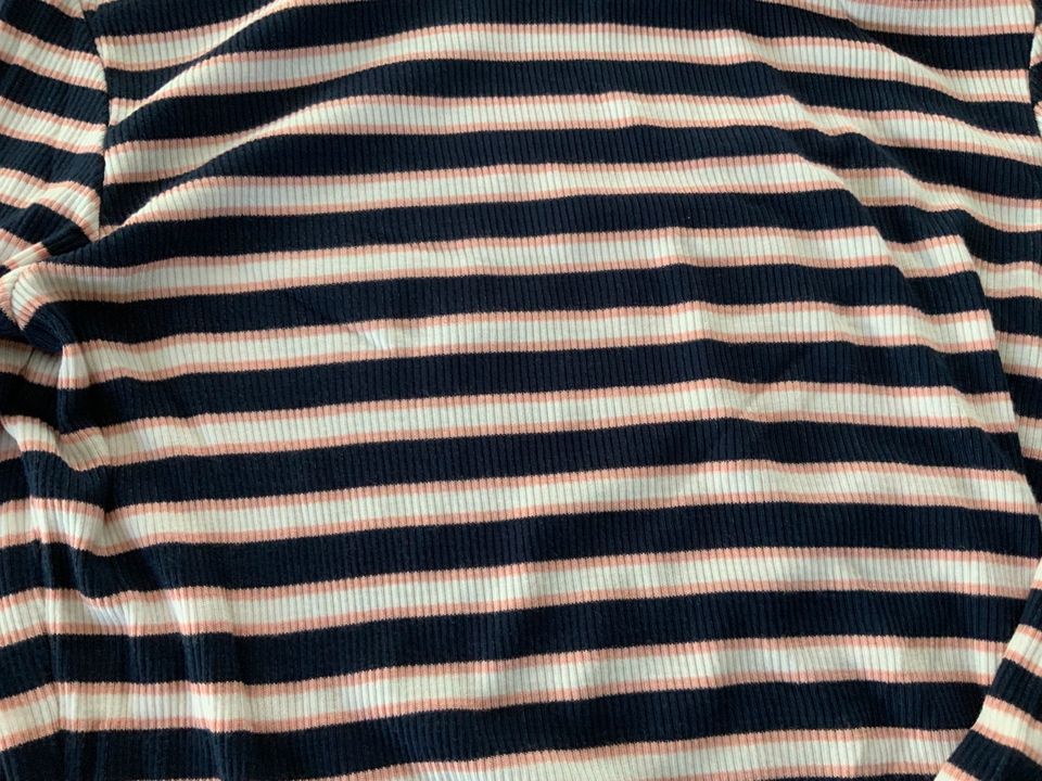 Manguun 2 x Langarmshirt Shirt langarm rosa blau weiß Gr S Damen in Staufen im Breisgau