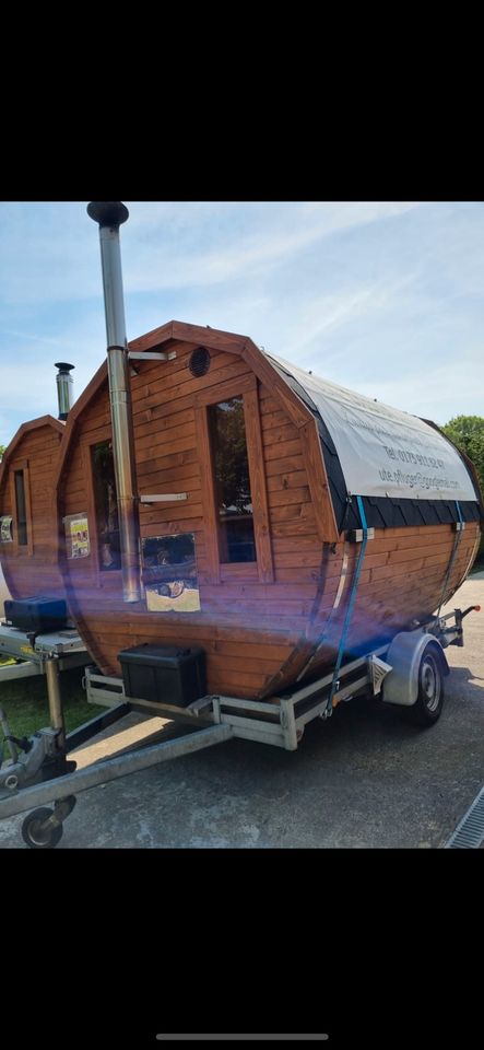 Mobile Sauna - Erholung Garten Fasssauna Urlaub Termine 2023 in Bresegard bei Picher