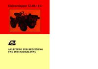 Bedienungsanleitung Ersatzteilliste Kleinschlepper TZ4K14C Sachsen-Anhalt - Hohe Börde Vorschau