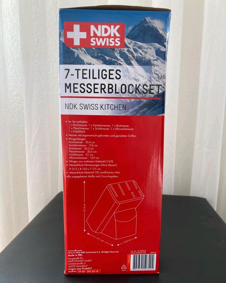 Swiss ndk kitchen 7-  teiliges messerblockset in Tuttlingen