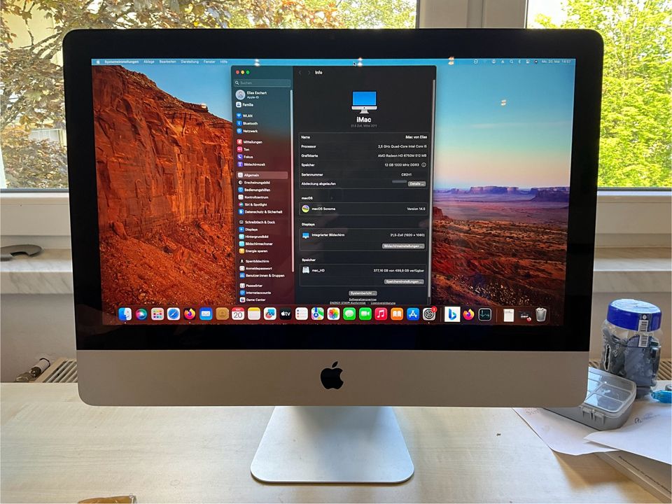 iMac 21,5 Zoll Mitte Mid 2011 2,5 GHz Intel i5 500GB 12GB RAM in Solingen