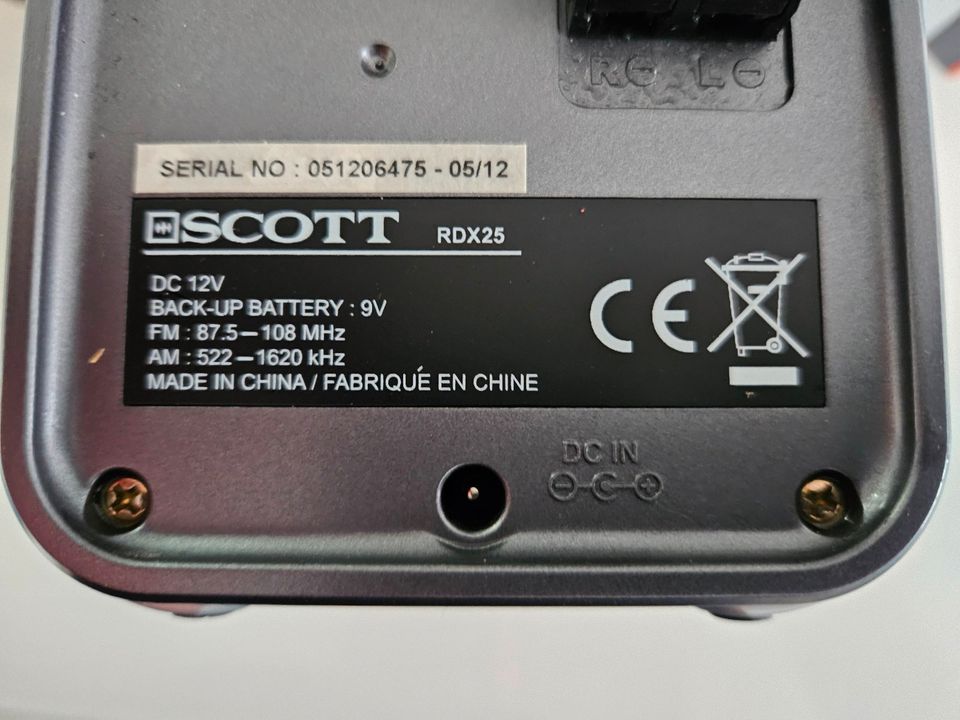 SCOTT Audiosystem RDX 25  ( MINI )  Kaum benutzt,Guter Zustand in Salzgitter