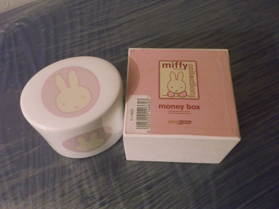 Miffy Spardose Money Box Porzellan rosa blau NEU Hase Ostern in Uelzen