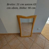 Spiegel mit Rahmen aus hellem Holz Hessen - Heppenheim (Bergstraße) Vorschau