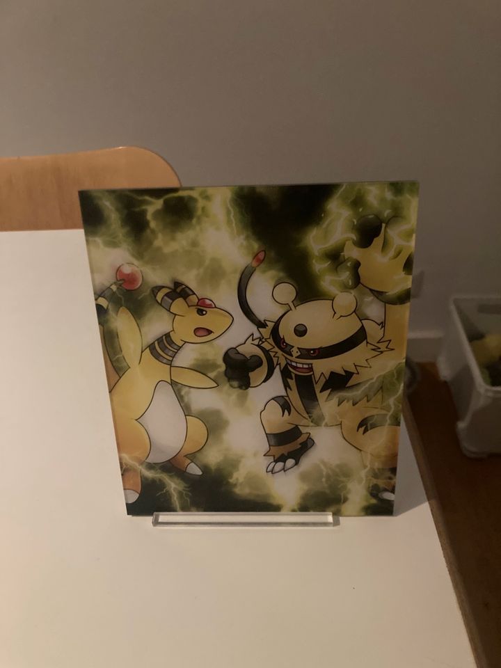 Elektro Pokémon Karte/Kunst auf Acrylglas (Ampharos, Elevoltek) in Hannover