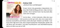 2 Karten Andrea Volk "Mahlzeit-Büro und Bekloppte" in der Käs Fra Hessen - Hofheim am Taunus Vorschau