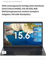 SGIN Laptop 15,6 Zoll, 8 GB RAM 256 GB SSD,11 Home Baden-Württemberg - Pfinztal Vorschau