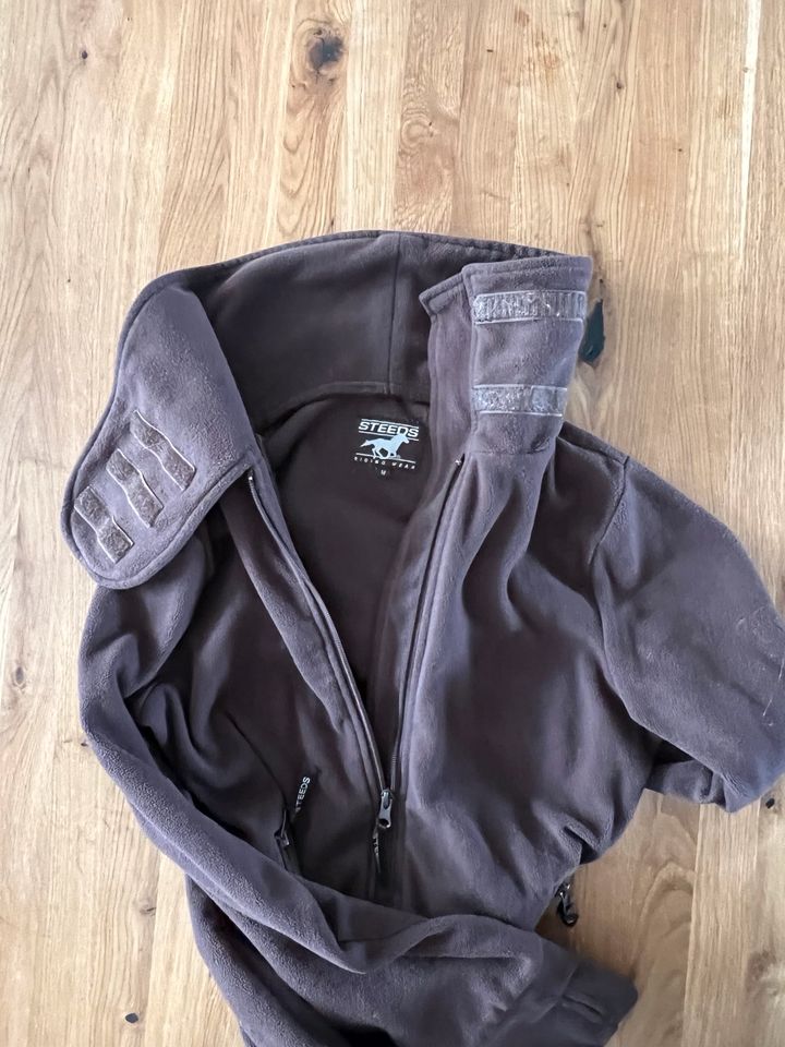 Steedes Fleece Jacke mit Schalkragen Gr. M in Wernau