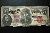 USA # 5 Dollar Schein aus 1907 United States of America Geldnote Nordrhein-Westfalen - Beverungen Vorschau